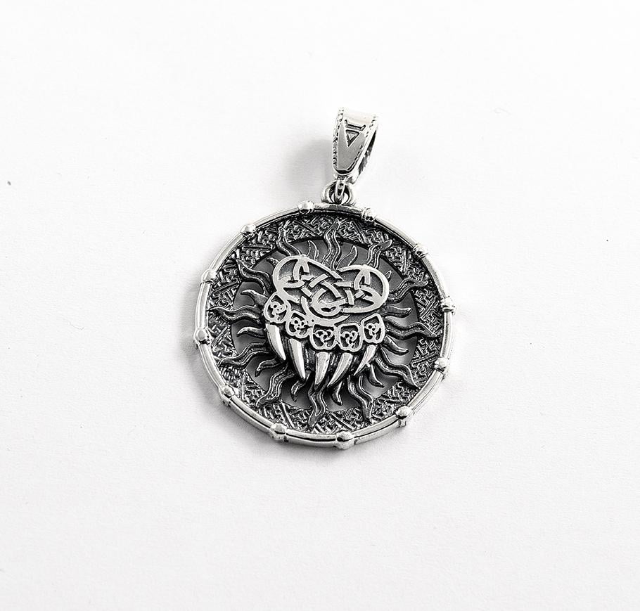 Подвеска Maxi Silver 9503 Оберег Велеса лапа медведя (89503)