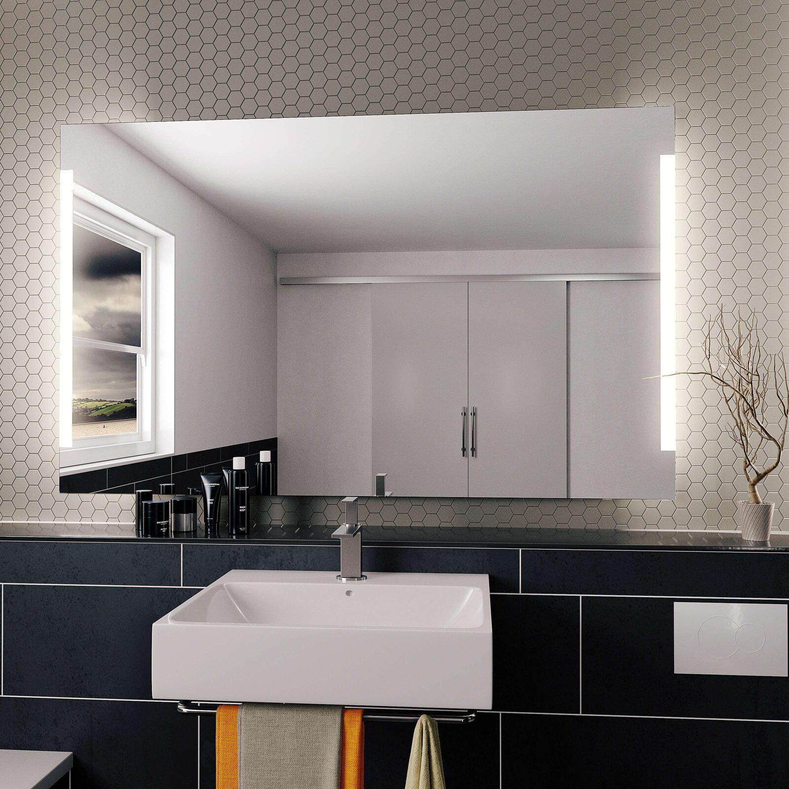 Зеркало Dim Dzerkal ONDA с LED-подсветкой 90х70 см (6823)