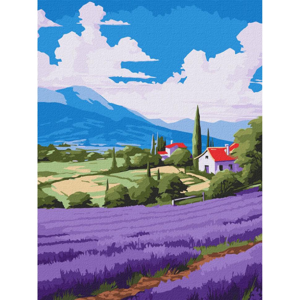 Картина за номерами Ідейка Лавандові простори 30x40 см Різнокольоровий (PM-194-K-1490)