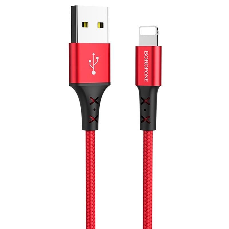 Дата кабель Borofone BX20 Enjoy USB to Lightning 1 м Red