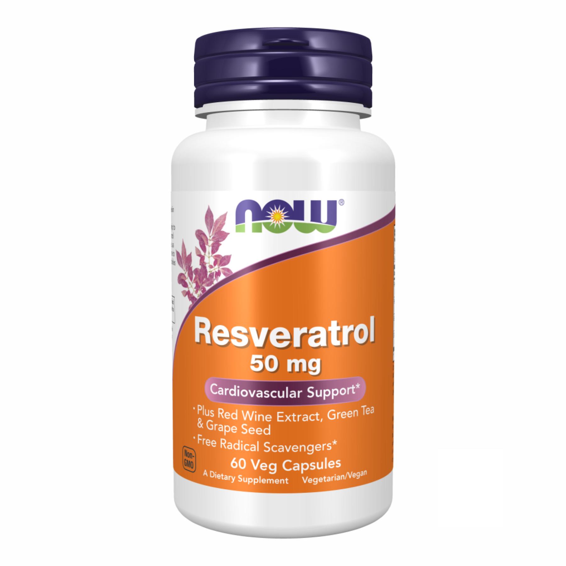 Натуральная добавка Resveratrol 50 mg 60 vcaps (2022-10-0105)