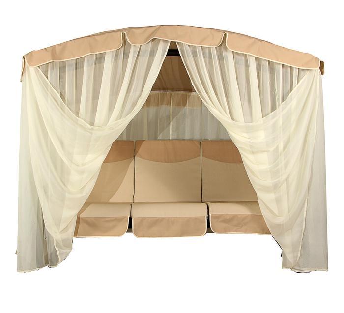 Мягкий комплект к качелям Ost-Fran Barcelona Texsilk Бежевый (2963)