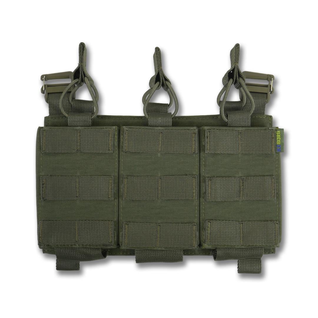 Панель передняя для плитоноски с подсумками под 3 магазина Хаки (19018568) Панель передняя для плитоноски с подсумками под 3 магазина Хаки (19018568)