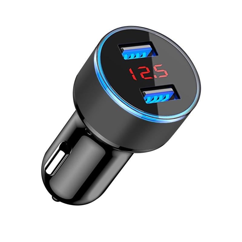 Автомобильное зарядное устройство Alitek с LED дисплеем 2 USB Port 3,1 A Black