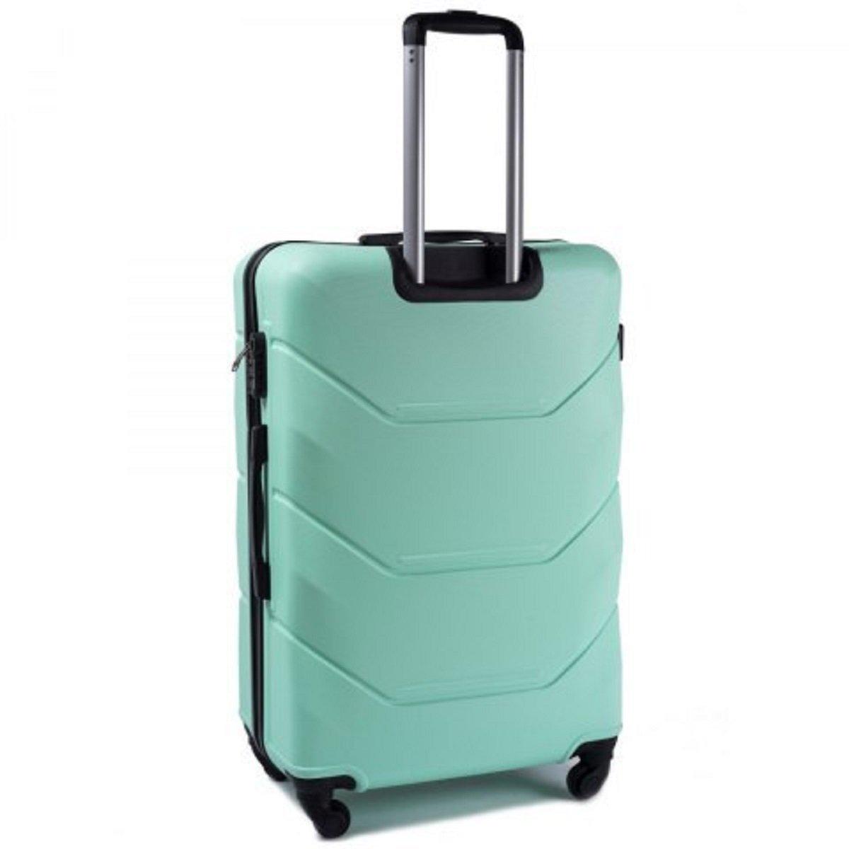 Чемодан пластиковый Wings 147 большой Салатовый (Wp00367) - фото 2