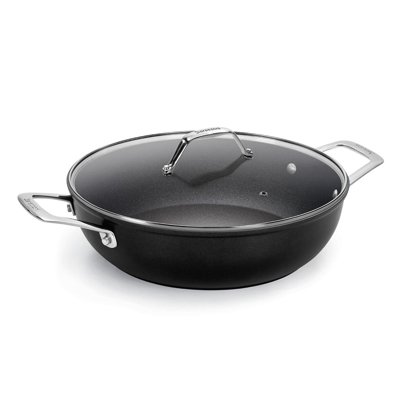 Кастрюля низкая с крышкой BARAZZONI BLACK TITAN 85560403298 32 см (26203295)