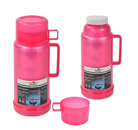 Термос зі скляною колбою 1 л Рожевий (30132) - фото 2 Термос зі скляною колбою 1 л Рожевий (30132) - фото 2