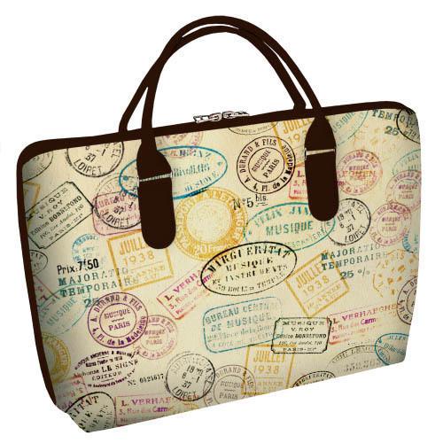 Сумка тканевая Presentville Штампы (SW 15N108 TBR)