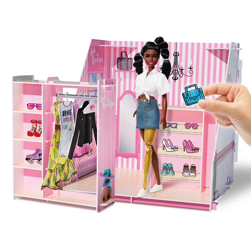 Творчий набір Barbie Make Your Own Pop-Up Boutique Maker Kitz для самостійної збірки (2788788280) - фото 2