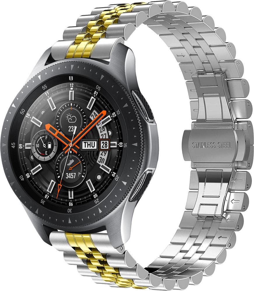 Браслет металлический Stech Line для Galaxy Watch 46 мм Silver Gold (29137-67) Браслет металлический Stech Line для Galaxy Watch 46 мм Silver Gold (29137-67)