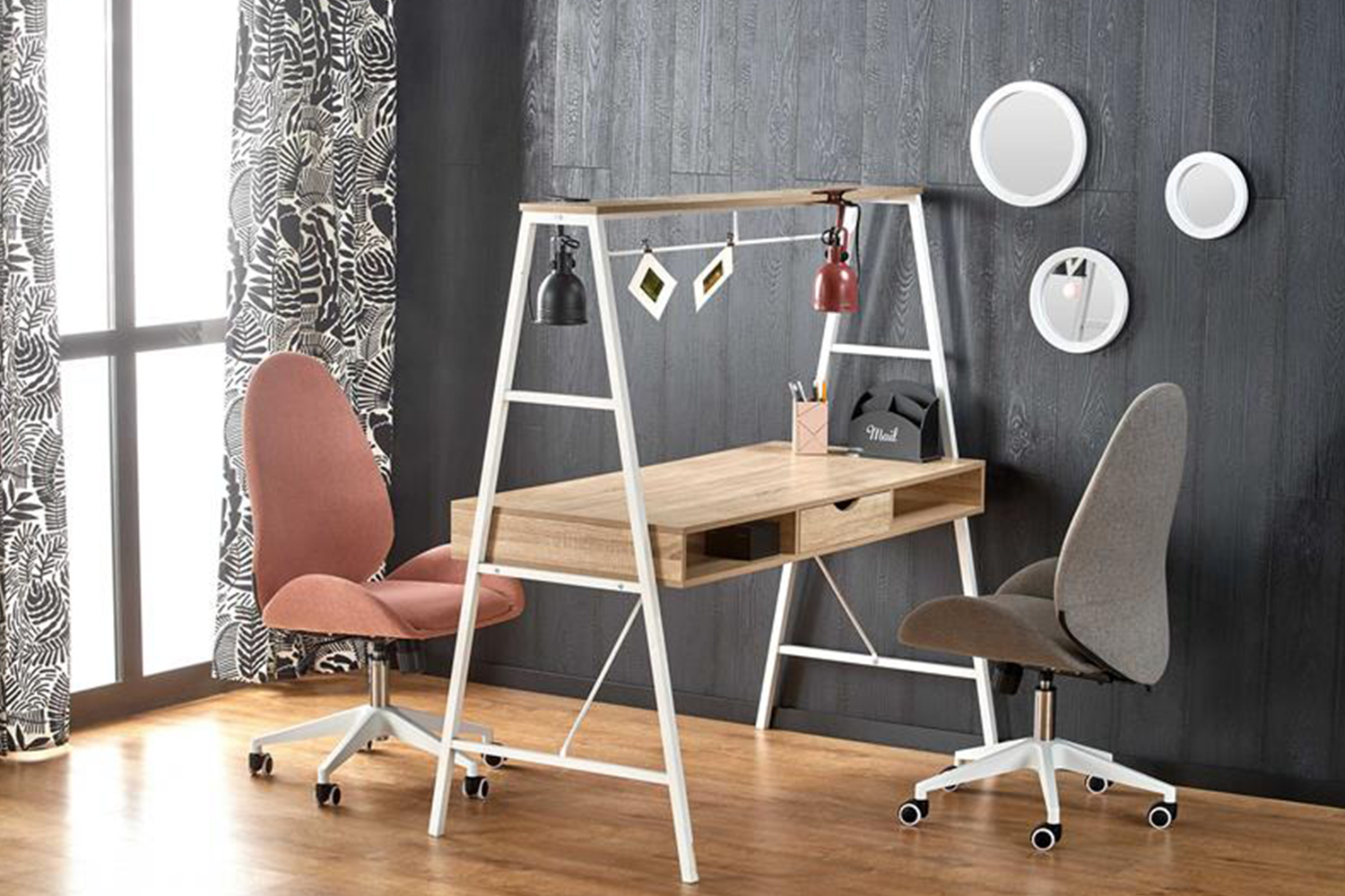 Стол компьютерный EcoLoft IN-2434 в стиле лофт (25281966)