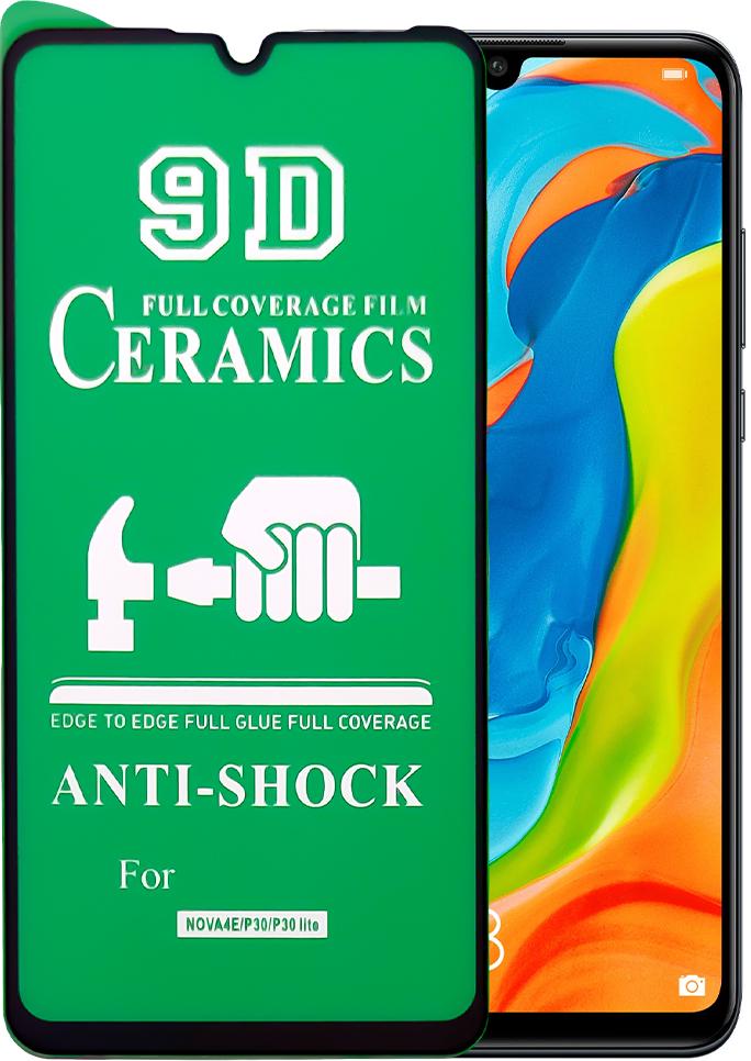 Защитная пленка Ceramics для Huawei P30 Lite керамическая 9D (15662)