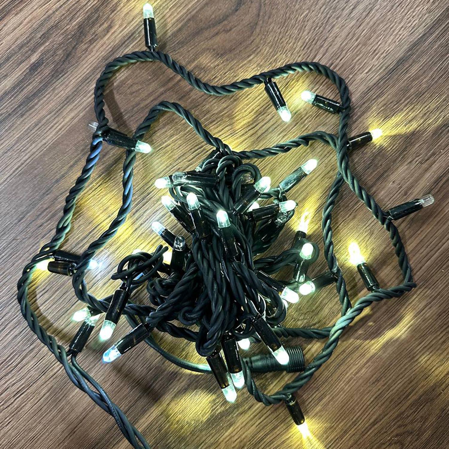 Гирлянда внешняя Wrapper Premium 50LED 5 м 10flash IP65 свет белый/холодный белый Premium