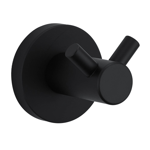 Гачок настінний Frap F30205-2 подвійний Чорний (126690)