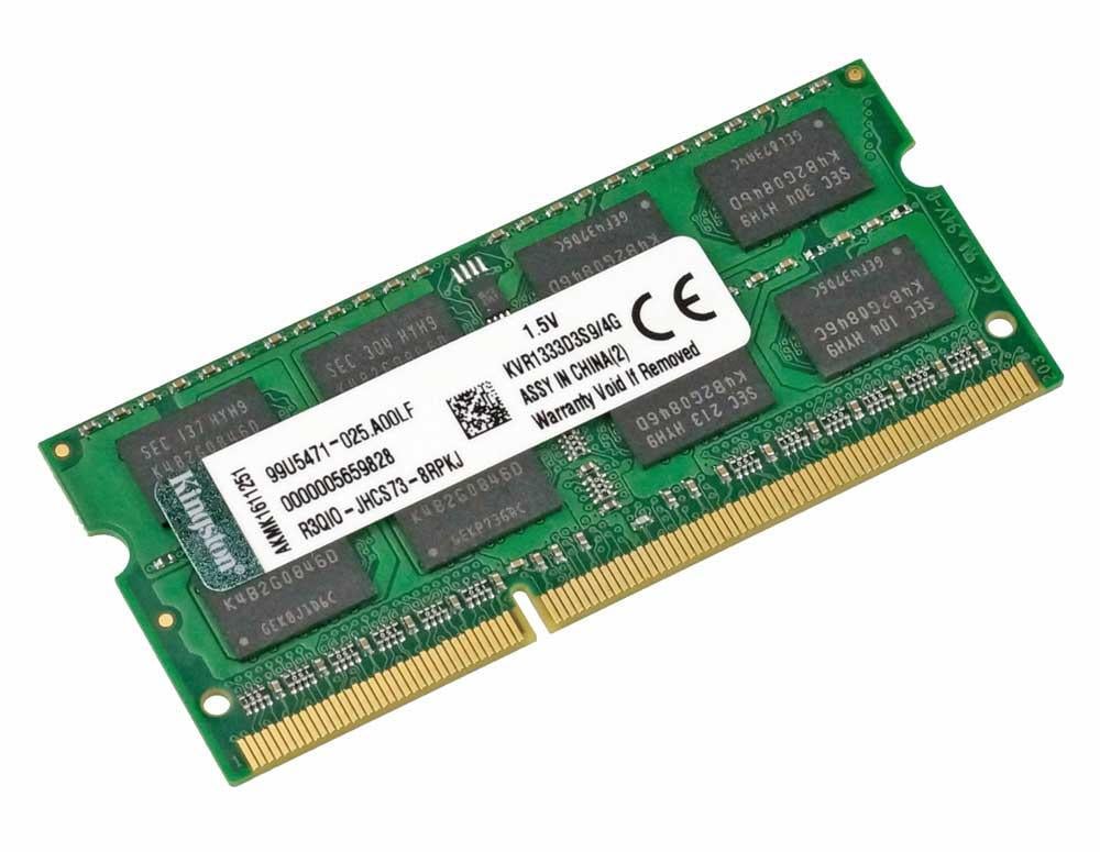 Оперативна пам'ять Kingston SODIMM DDR3 4GB 1333MHz (KVR1333D3S9/4G)