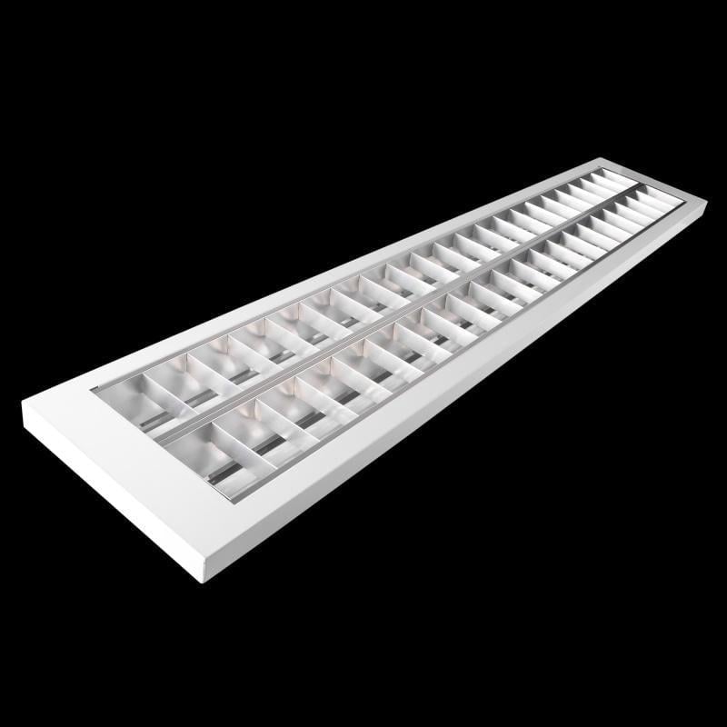 Люминесцентный светильник подвесной Brille FLF-71/2x28 Br/L