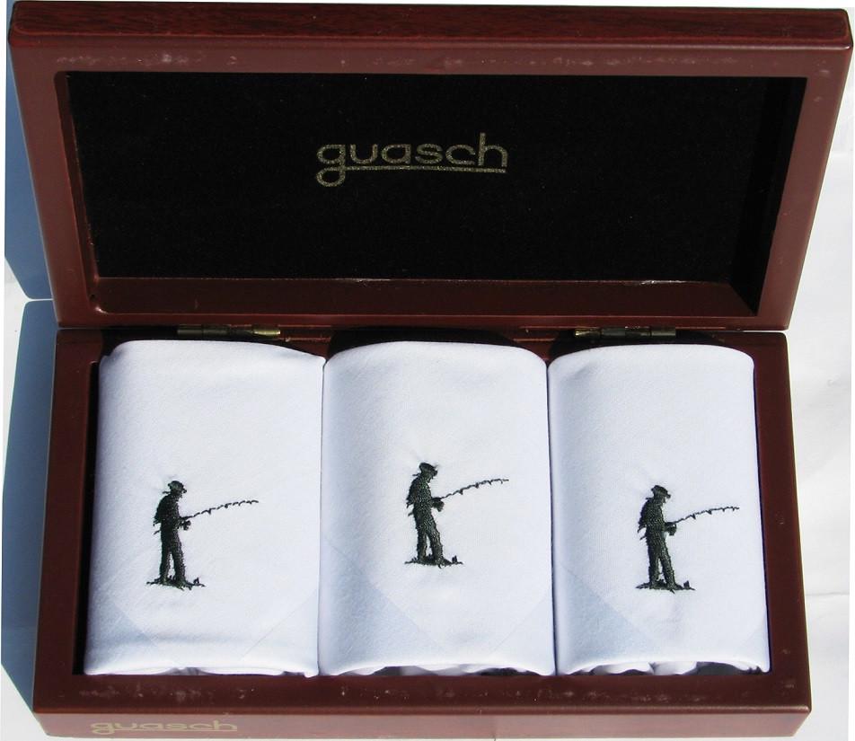Носовые платки мужские Guasch Art box 50 PESCA
