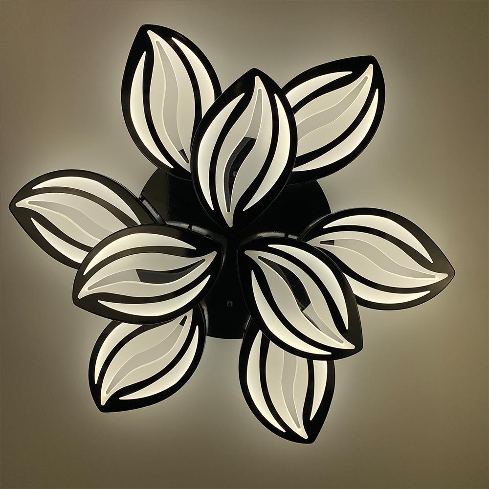 Люстра потолочная LED на 9 лепестков 115W (A 2325/6+3 BK) - фото 2 Люстра потолочная LED на 9 лепестков 115W (A 2325/6+3 BK) - фото 2