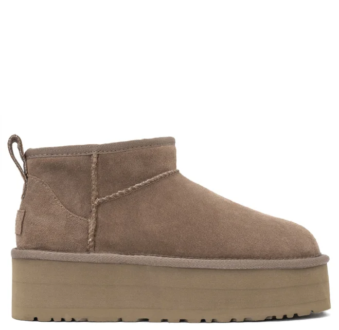 Уги жіночі UGG Ultra Mini Platform Khaki р. 36 Хакі (13406)