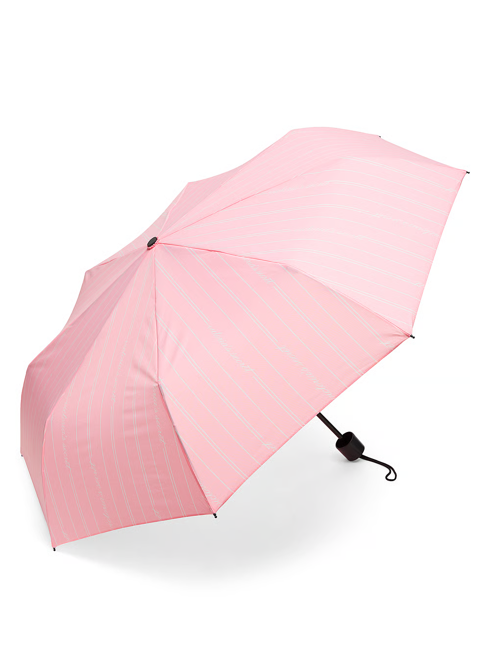 Парасолька Victoria's Secret Compact Travel Umbrella Pink Stripe (28768280)