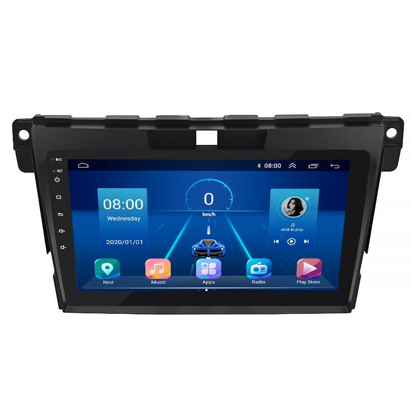 Автомагнитола штатная Lesko для Mazda CX-7 I 2006-2009 9" 6/128Gb 4G Wi-Fi GPS Top MOB