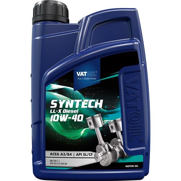 Моторное масло VATOIL 50782 SynTech LL-X Diesel 10W-40 1 л (12-1 DIESEL)