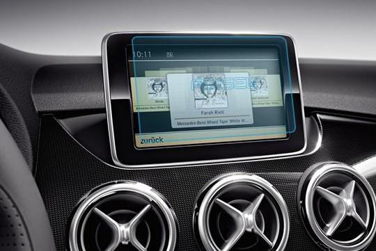 Стекло защитное Pixsel гибридный глянец на монитор Mercedes Benz B CLASS 6,9“ 2016-2017