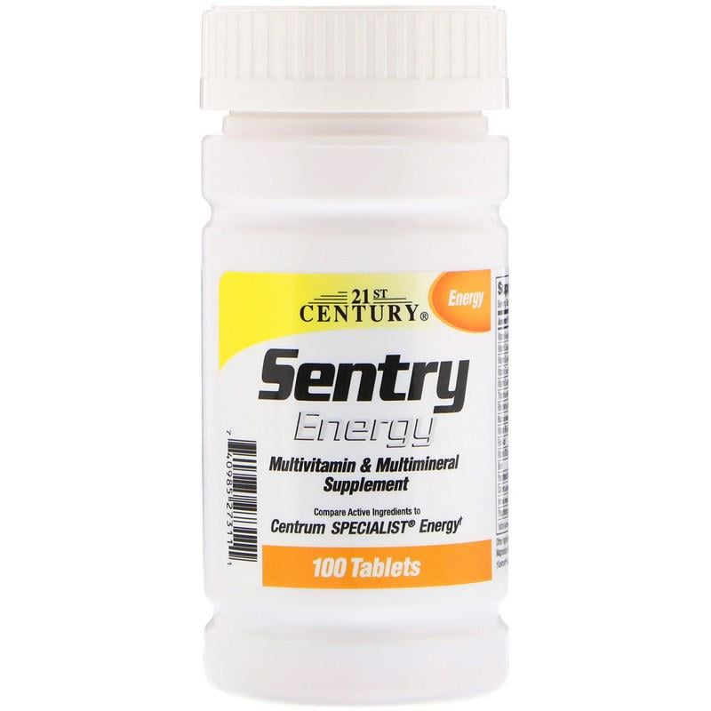 Витамины 21st Century Sentry Energy Multivitamin & Multimineral Supplement 100 таблеток
