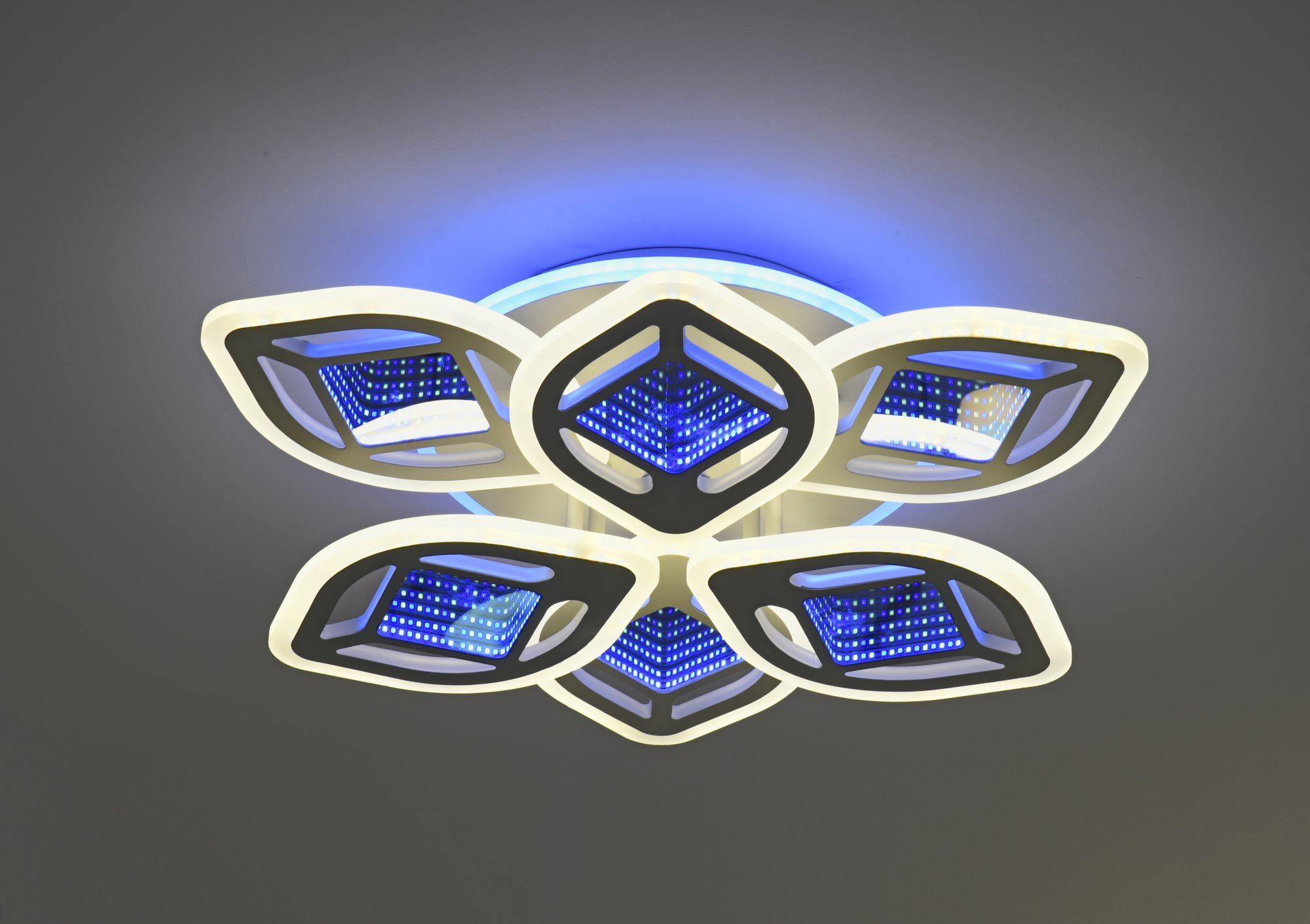 Люстра потолочная VALESO 55480/3+3 LED Белый