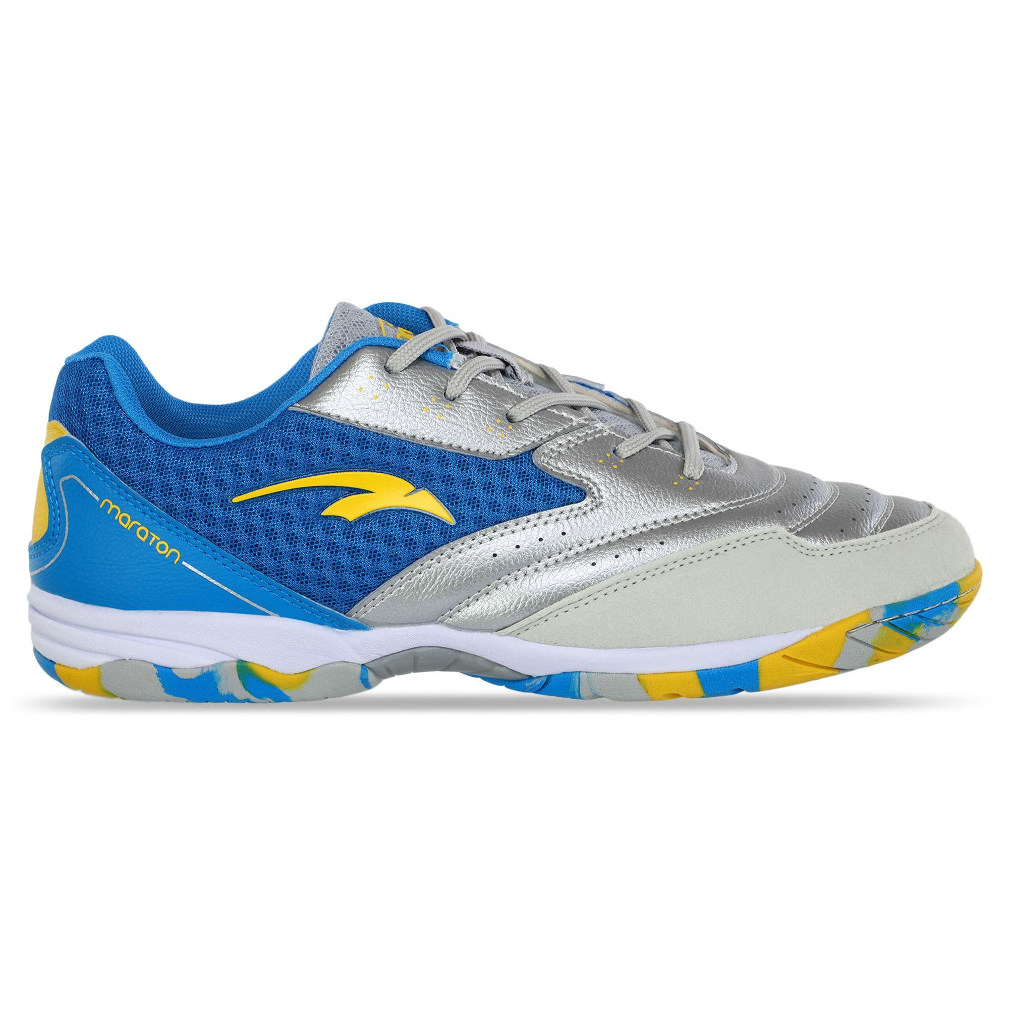 Обувь для футзала мужская Maraton 230510-2 р. 42 Серый/Голубой (AM0002767)