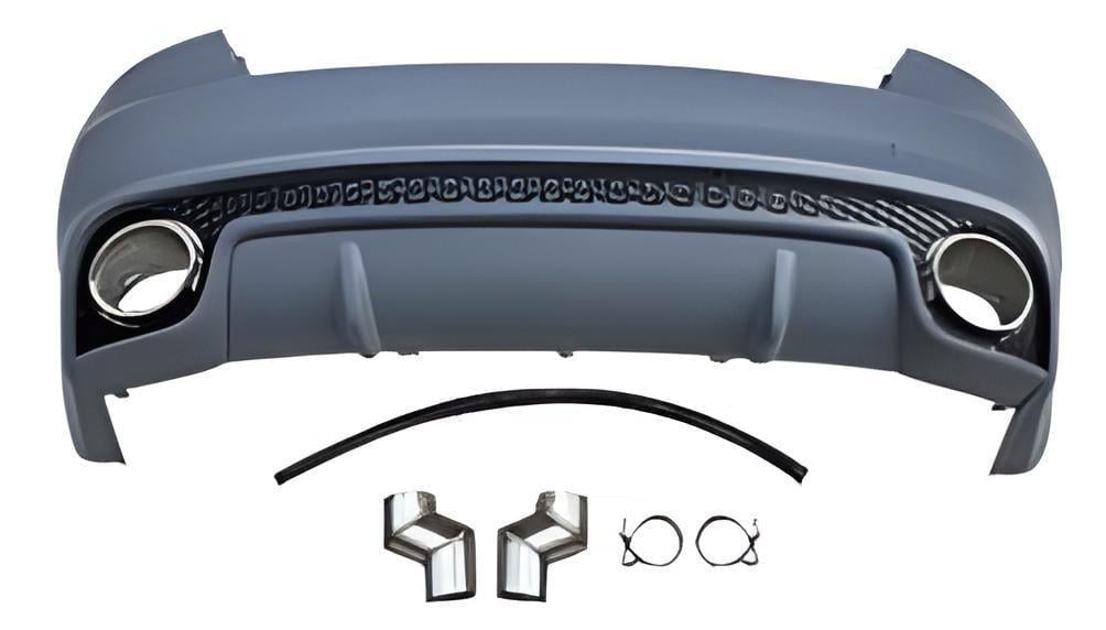 Бампер задній у зборі RS-Style 2-х дверна 2011-2015 GT Tuning для Audi A5 2007-2015 рр. пластик під фарбування (132023)