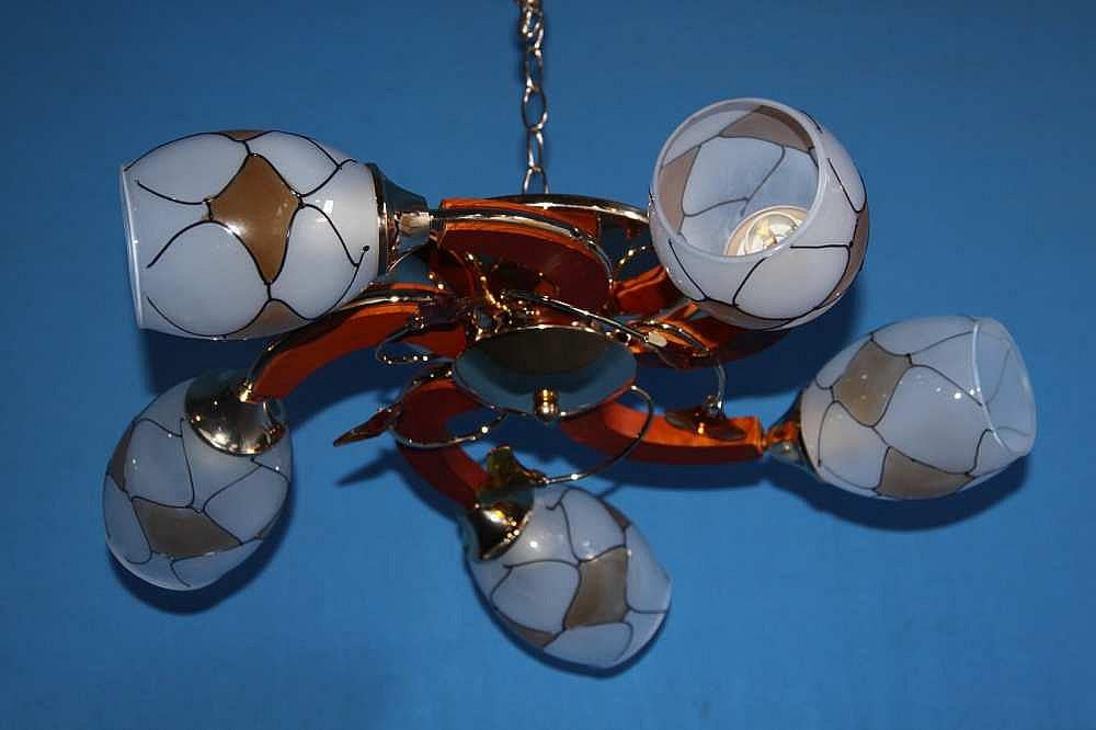 Люстра с плафонами Ray L49066/5 FGD (IR005919)