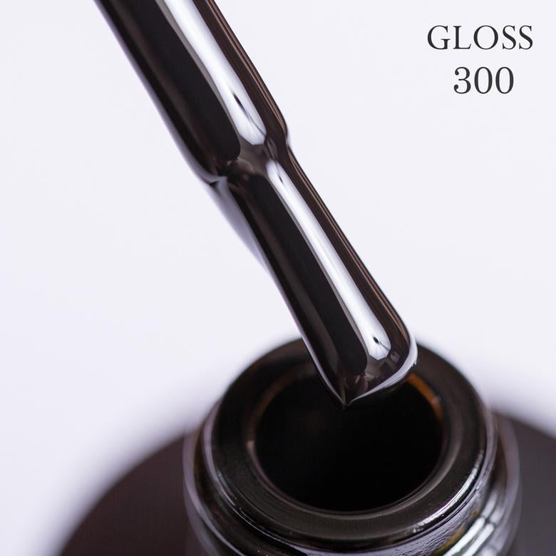 Гель-лак GLOSS 300 11 мл Черный (756293)