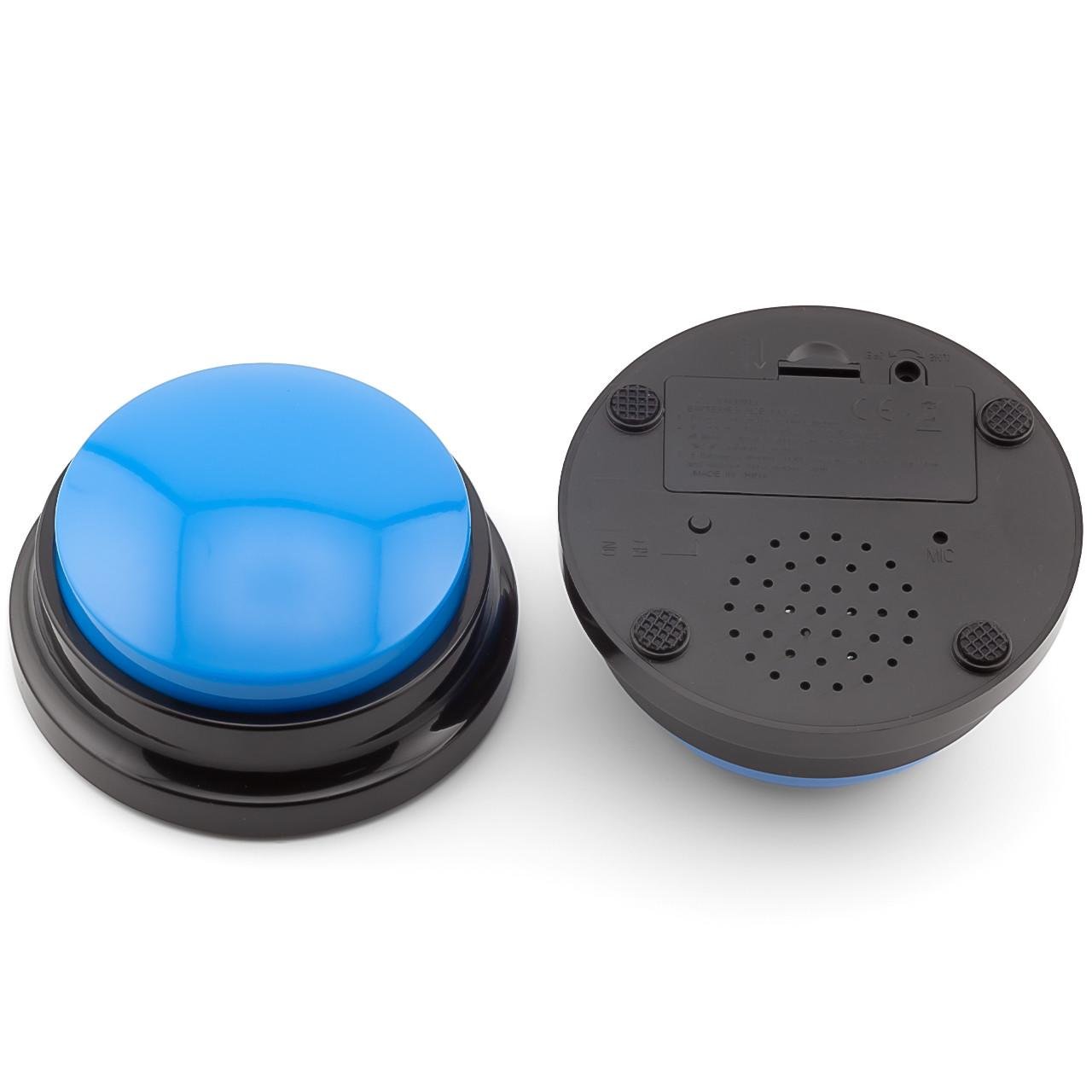 Кнопка голосова інтерактивна з функцією запису 9х4,5 см Синій (ІК9045к14) - фото 3 Кнопка голосова інтерактивна з функцією запису 9х4,5 см Синій (ІК9045к14) - фото 3