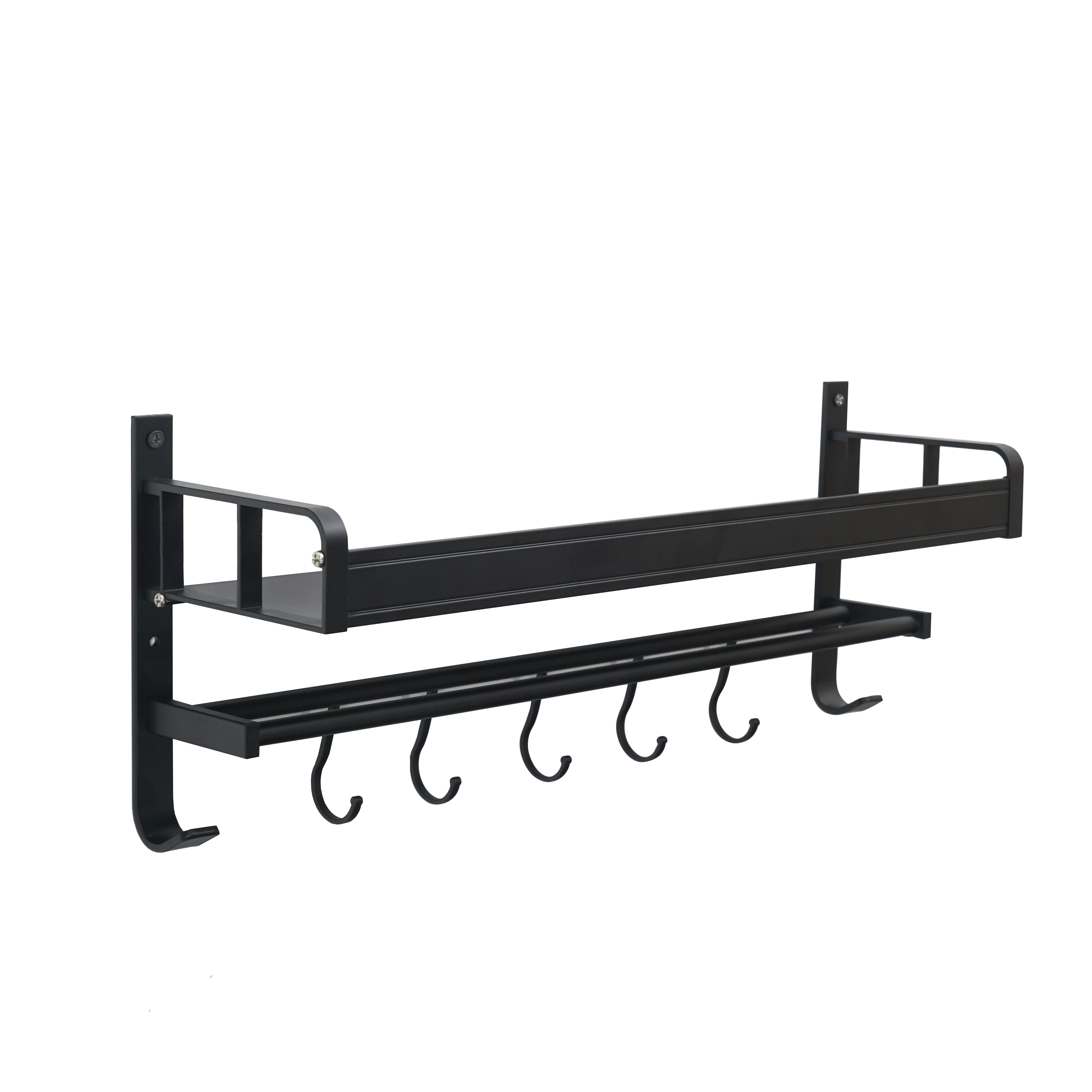 Полка для полотенец Platinum 6167-1GI алюминий Черный Полка для полотенец Platinum 6167-1GI алюминий Черный