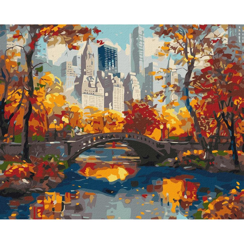 Картина по номерам Ideyka Золотой парк 40x50 см (KHO3656)