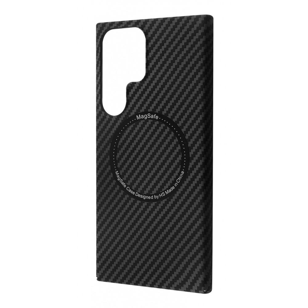 Чехол  WAVE Carbon Case with MagSafe Samsung Galaxy S23 Ultra black