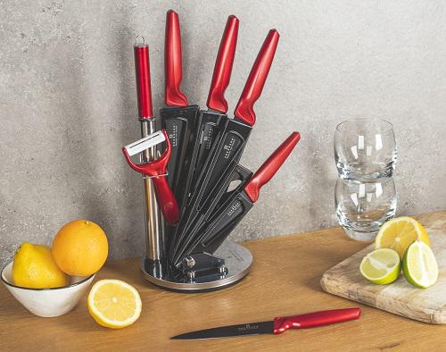 Ножи Edenberg EB-951 на подставке нержавеющая сталь 8 пр. (EB-951) - фото 4 Ножи Edenberg EB-951 на подставке нержавеющая сталь 8 пр. (EB-951) - фото 4