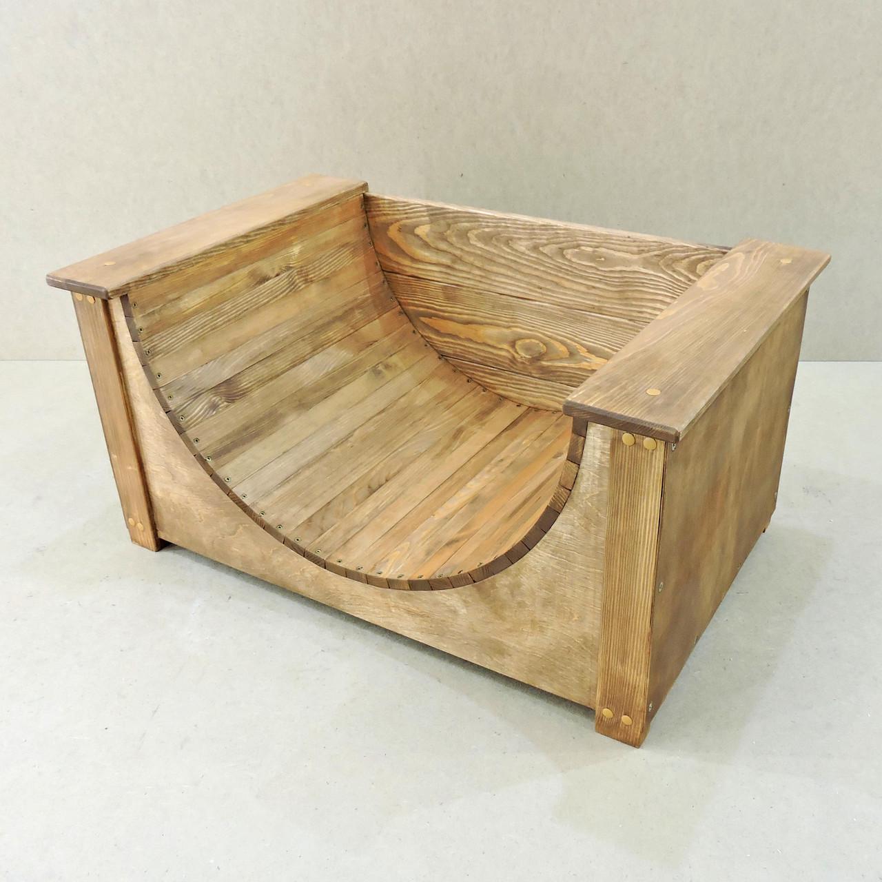 Дровница деревянная из дерева Бантри Мускат (ДРВ-001107)