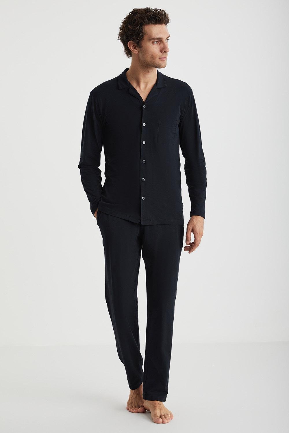 Пижама мужская Kom Стэнли L Черный (8682919209211)