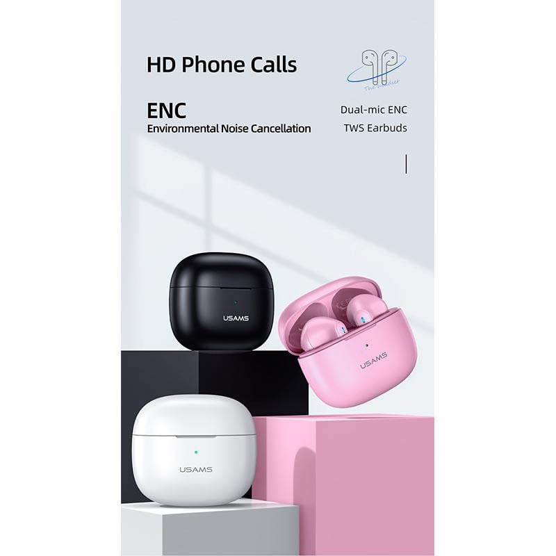 Наушники Bluetooth Usams TWS NX10 Pink (0c376d90) - фото 4