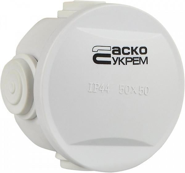 Коробка распределительная накладная TYRA АСКО IP55 50х50 мм (23650143)
