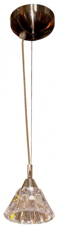 Люстра лофт подвесная галогенная Brille BR-01 110/1 для спальни на один плафон