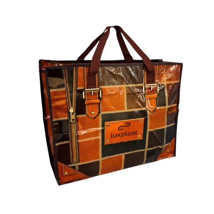 Сумка Альфа №2 Коричневая кожа 45х37х17 см 10 шт. (6440)