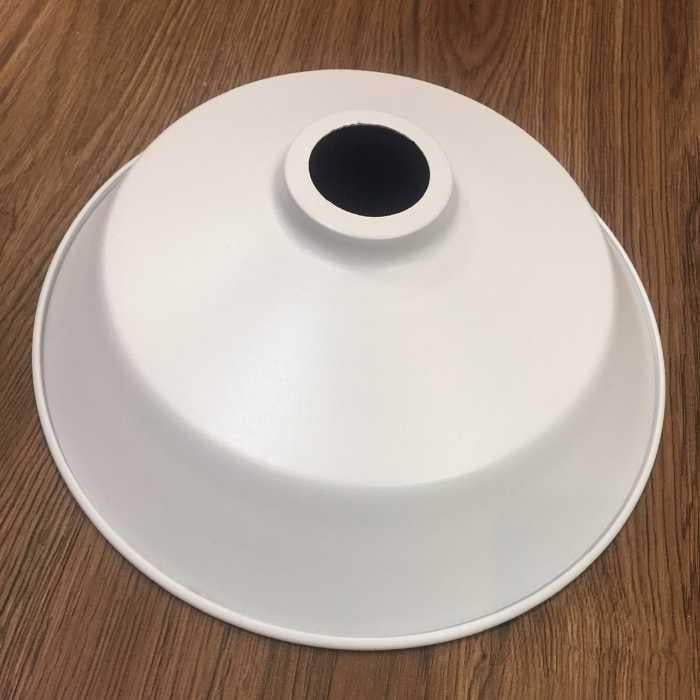 Абажур стальной 260 мм без патрона Белый