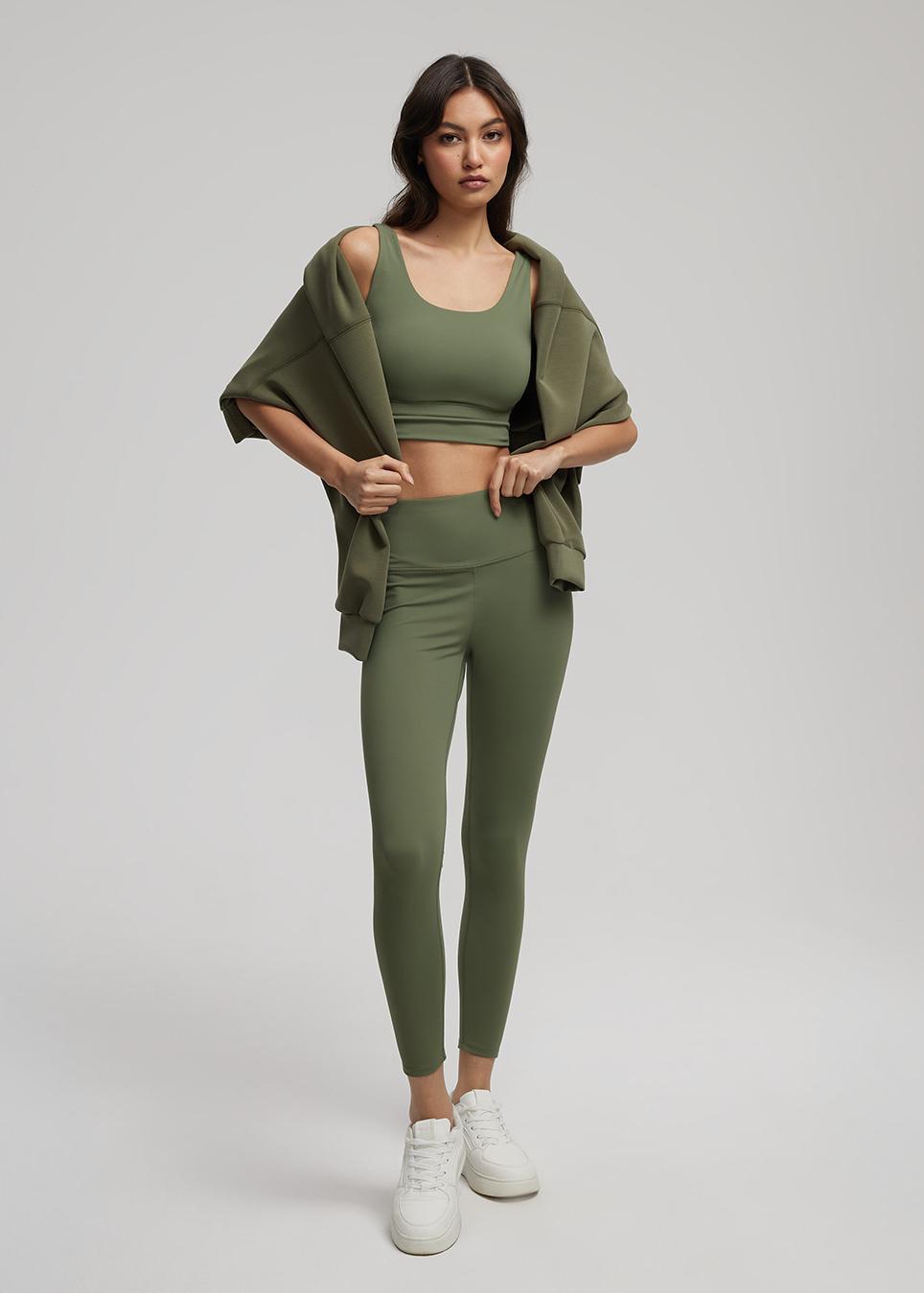 Леггинсы женские Diverse ELLANDE XL Хаки (5905384114853) - фото 4