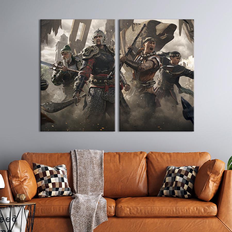 Картина на холсте Игра For Honor – Marching Fire 165x122 см (1477-2)