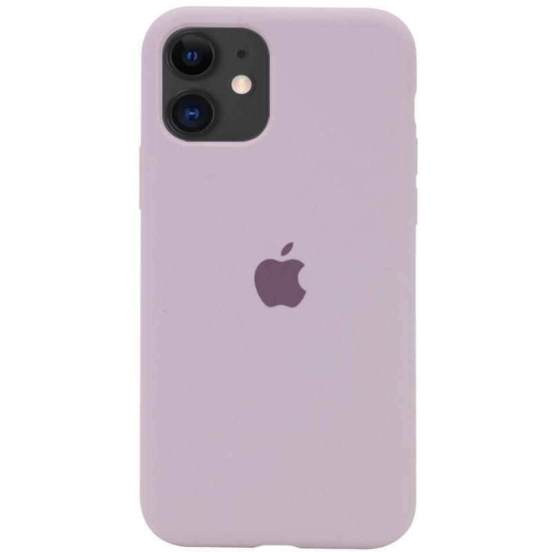 Противоударный чехол Silicone Case Full Protective (AA) для Apple iPhone 11 (6.1") Серый / Lavender