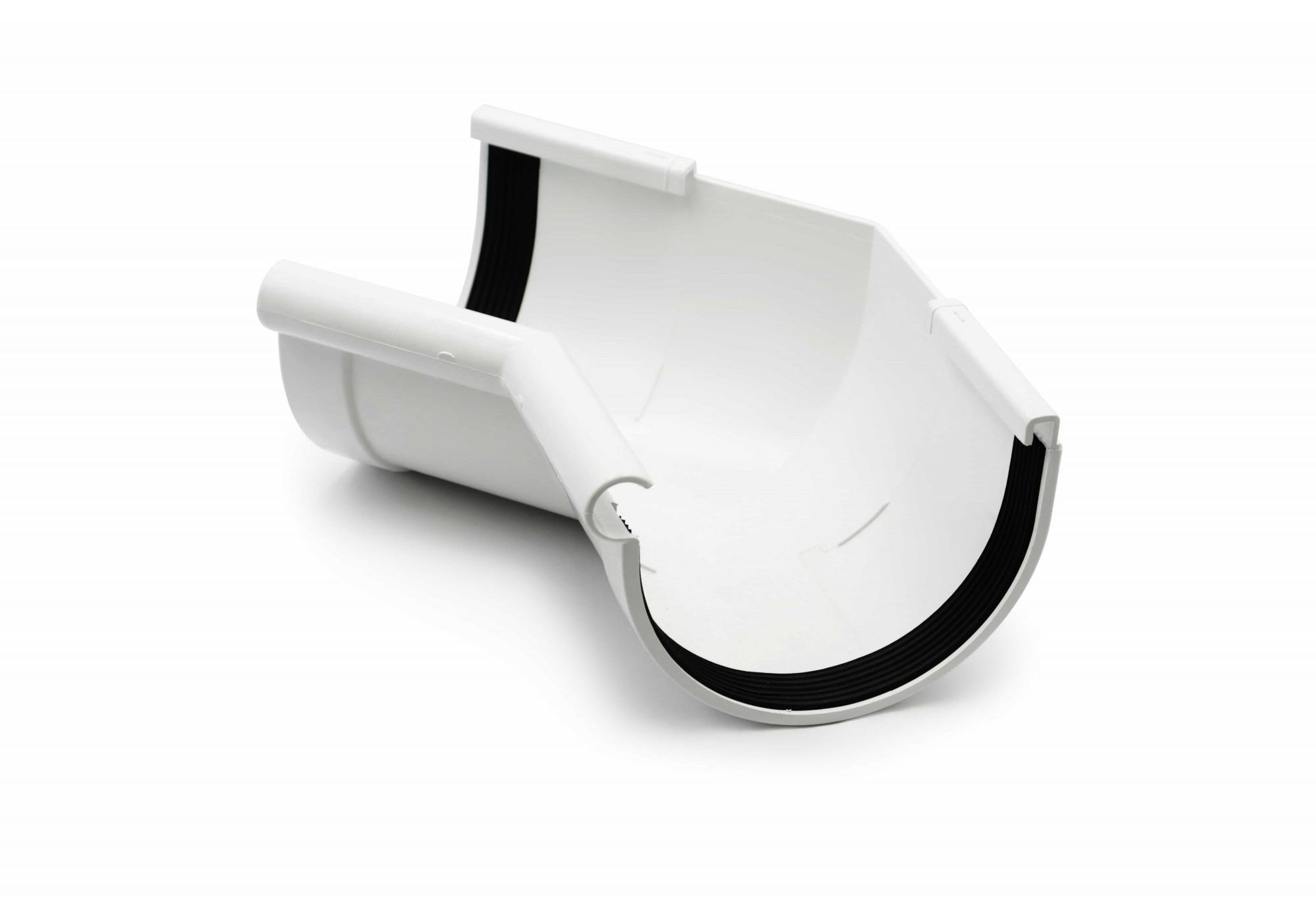 Угол желоба внутренний RAINWAY 90 система 135° Белый