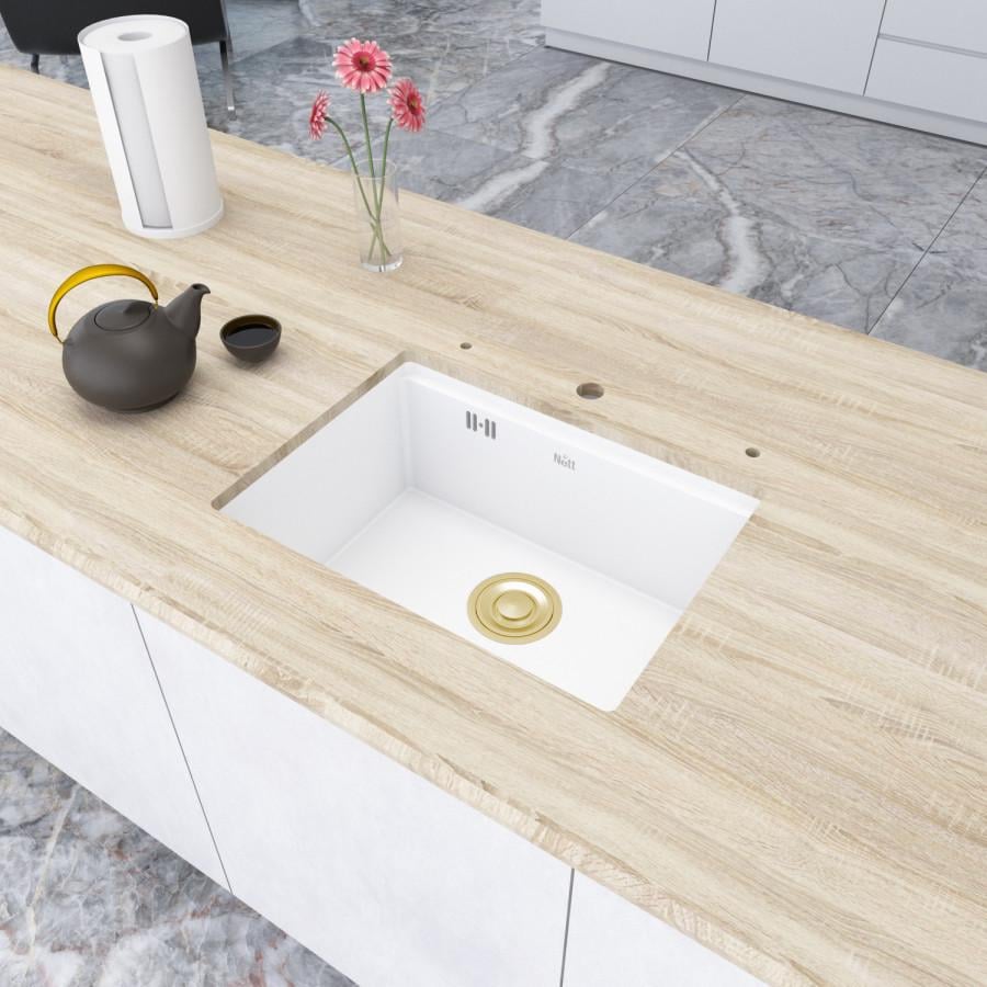 Мойка для кухни нижнего монтажа Nett NW-5742 из нержавеющей стали (2999643121)